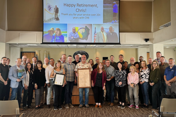 CRB Celebrates Retirement of Executive Director Chris Harris